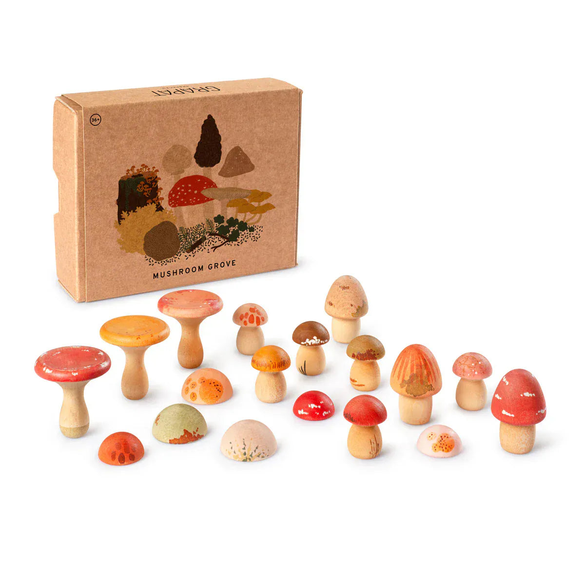 Grapat Play Set Mushroom Grove Grapat Lil Tulips