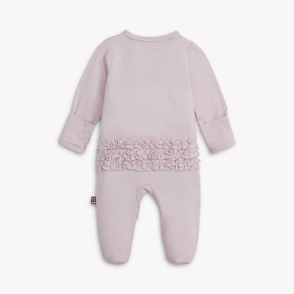 Grape Ice Modal Footie W/ Ruffles Magnetic Me Lil Tulips