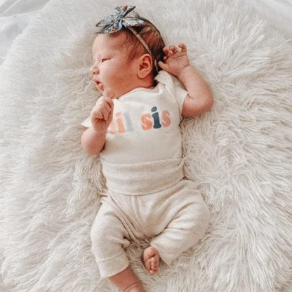 Graphic Bodysuit | Lil Sis Finn + Emma Baby & Toddler Clothing Lil Tulips