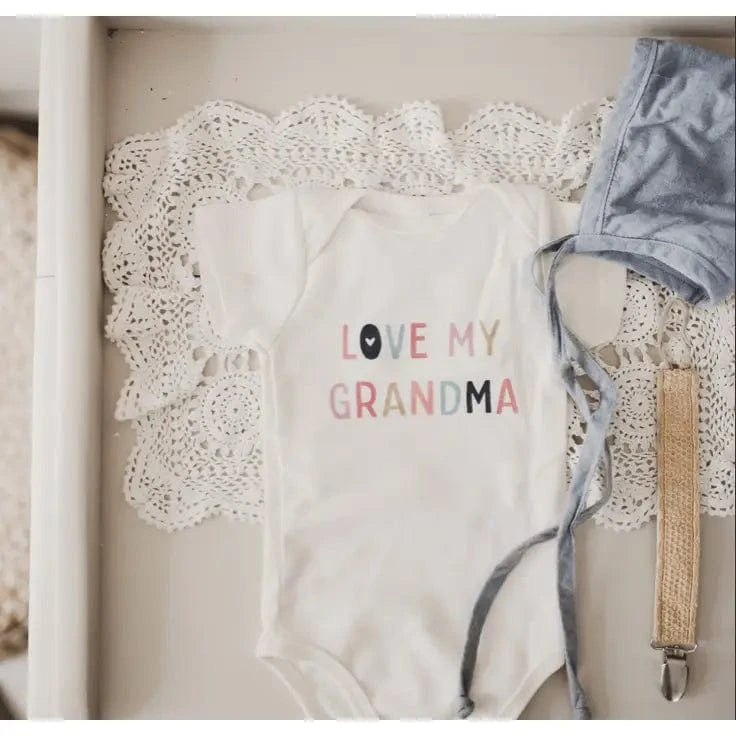Graphic Bodysuit | Love Grandma Finn + Emma Lil Tulips
