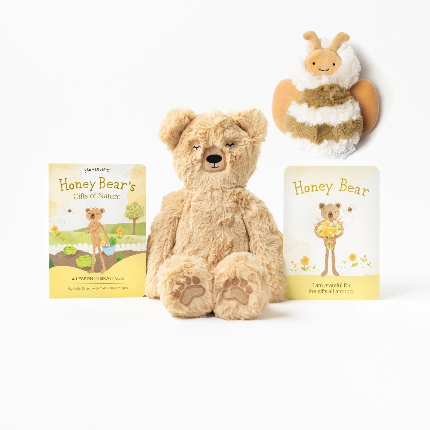 Gratitude Kin Bundle - Honey Bear Slumberkins Lil Tulips