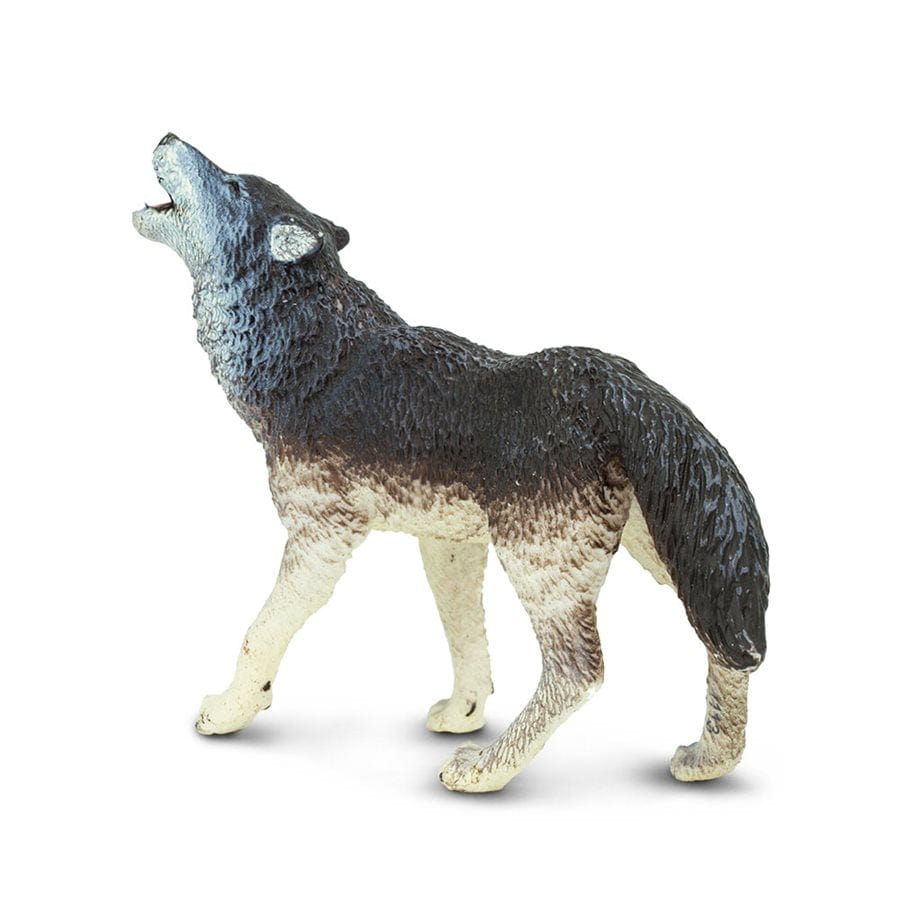 Gray Wolf Toy Safari Ltd Lil Tulips