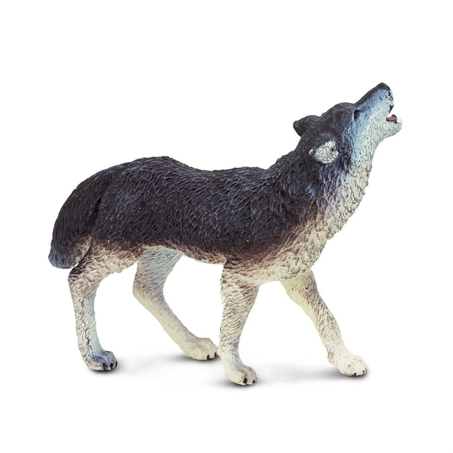 Gray Wolf Toy Safari Ltd Lil Tulips