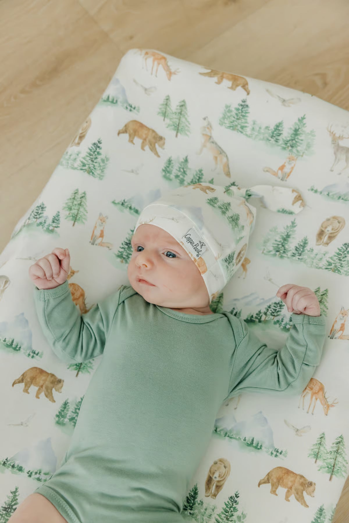 Grayson Top Knot Hat Copper Pearl Lil Tulips