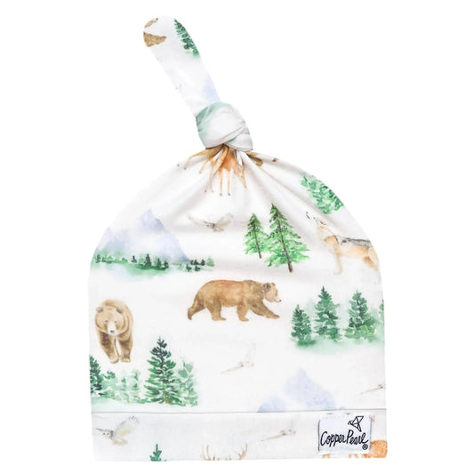 Grayson Top Knot Hat Copper Pearl Lil Tulips
