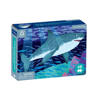 Great White Shark 48 Piece Mini Puzzle Chronicle Books cpuzzle Lil Tulips