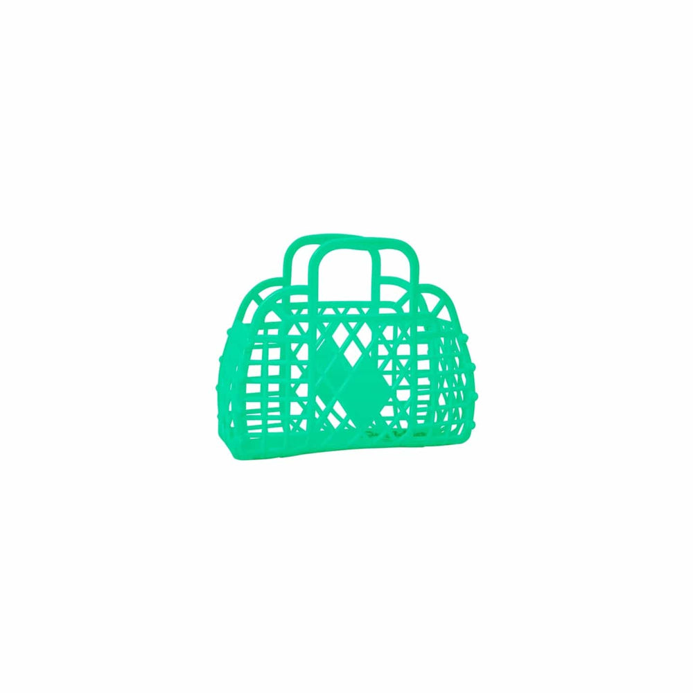 Green Retro Jelly Basket - Mini Sun Jellies Baskets Lil Tulips