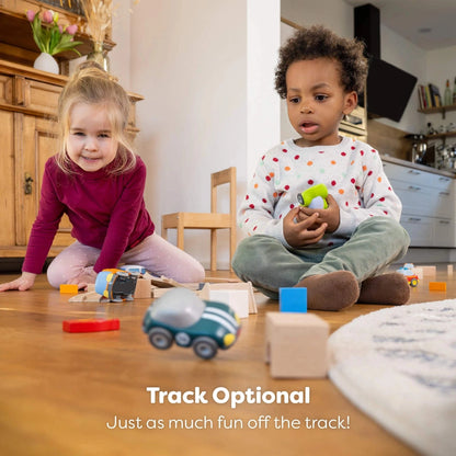 Green Speedster with Momentum Motor – Recycled haba Lil Tulips