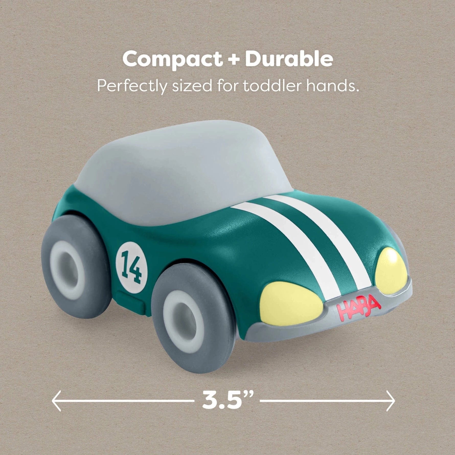 Green Speedster with Momentum Motor – Recycled haba Lil Tulips