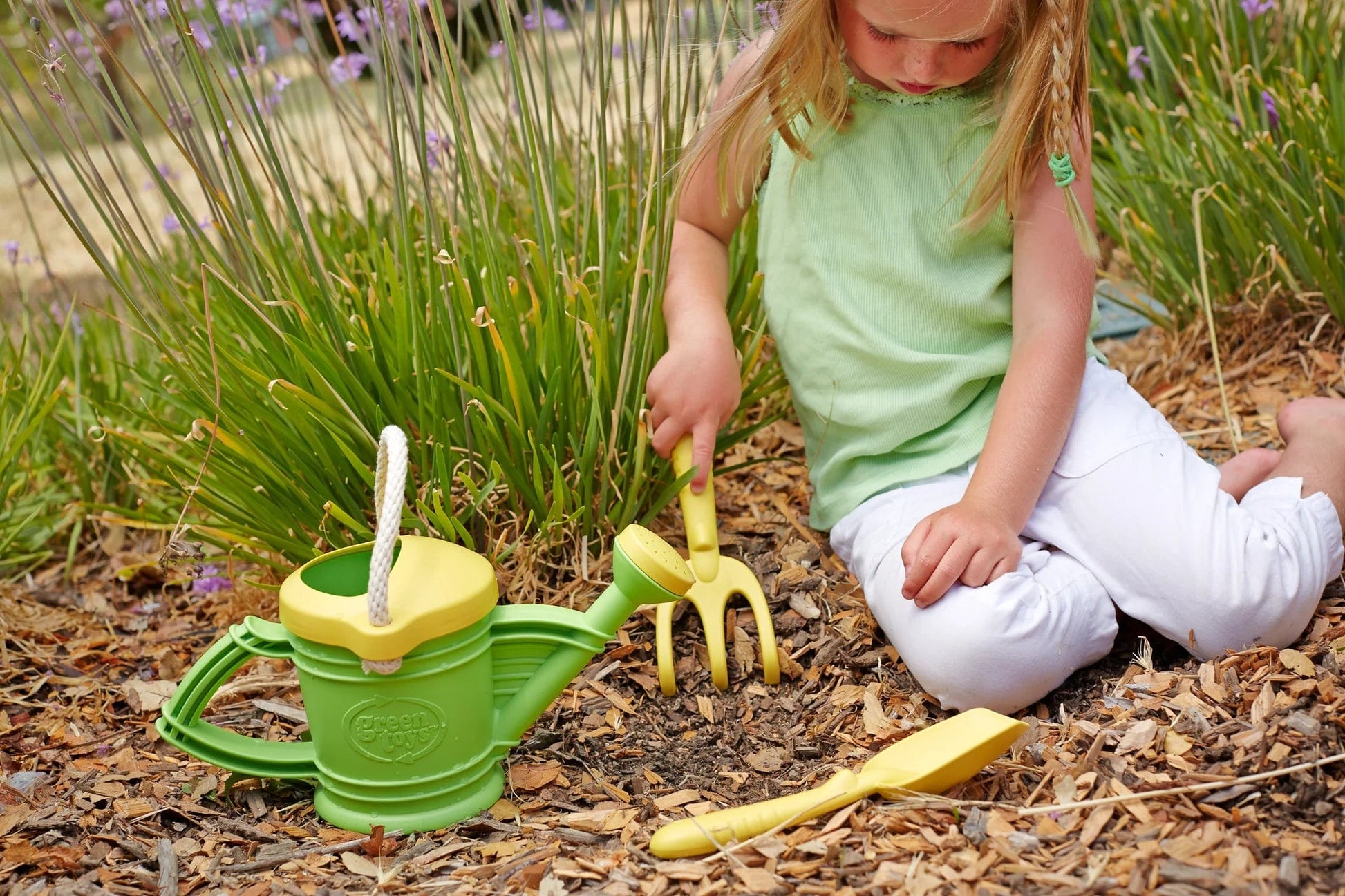 Green Watering Can Green Toys Lil Tulips