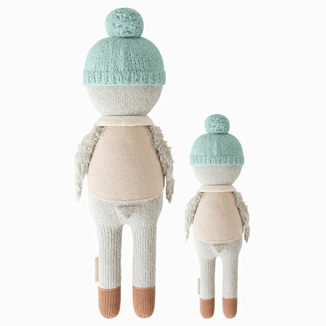 Greyson the penguin Hand Knit Doll cuddle+kind Lil Tulips