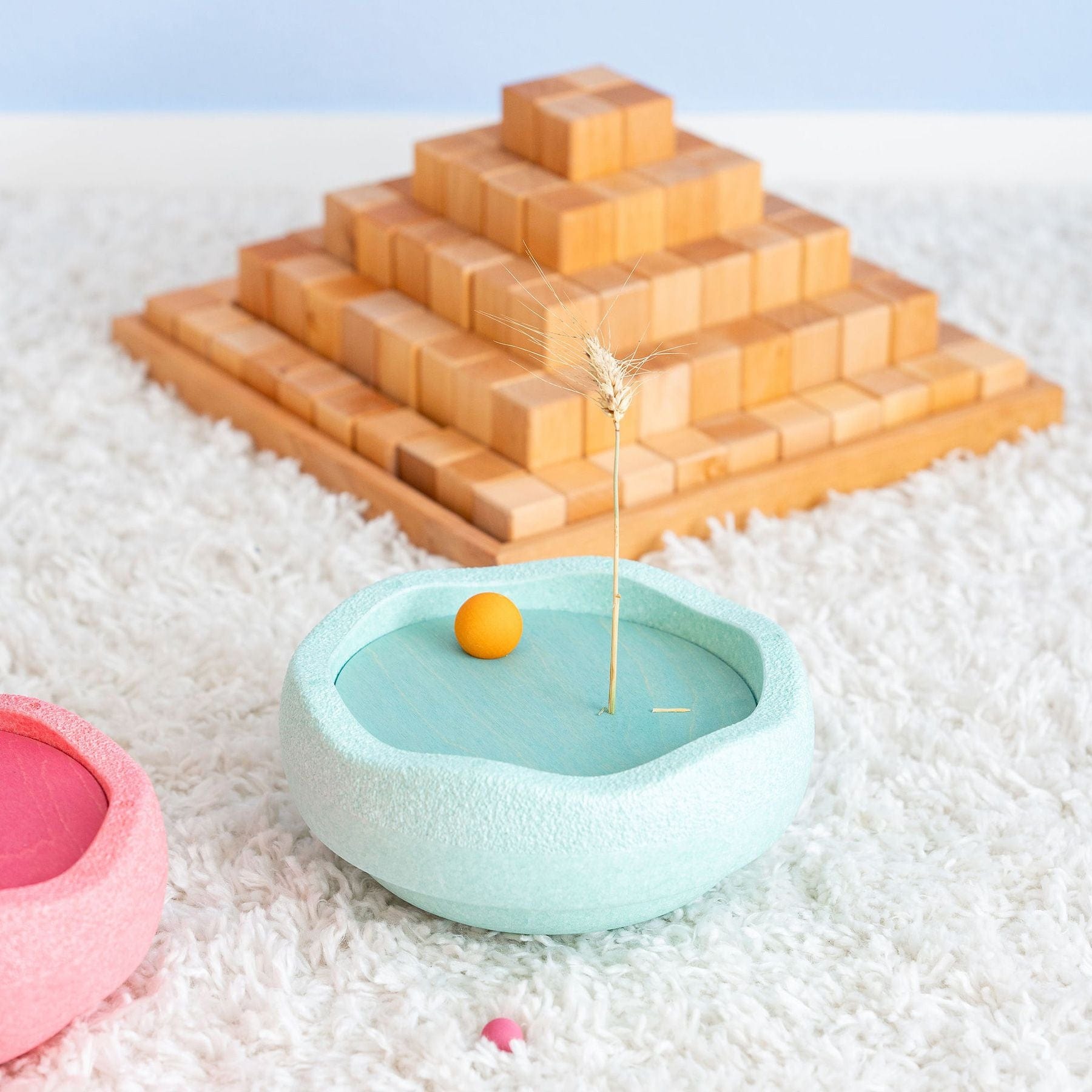 GRIMM’S x Stapelstein® Rolling Discs Cool Pastel Grimm's Lil Tulips