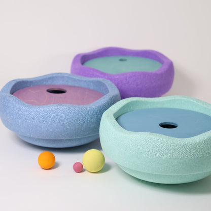 GRIMM’S x Stapelstein® Rolling Discs Cool Pastel Grimm's Lil Tulips