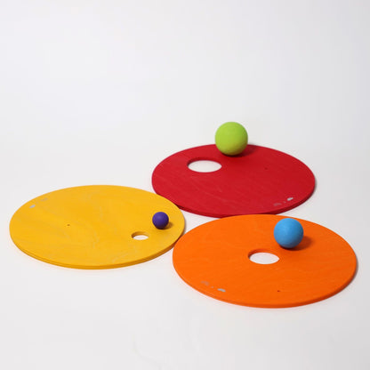 GRIMM’S x Stapelstein® Rolling Discs Warm Classic Grimm's Lil Tulips