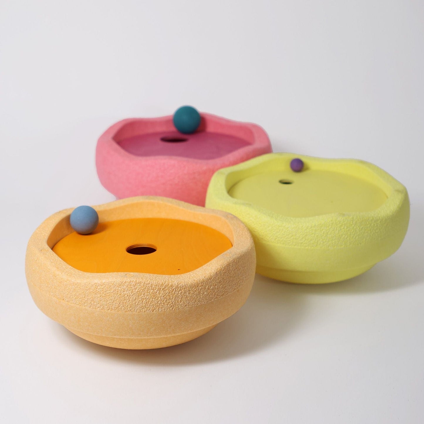 GRIMM’S x Stapelstein® Rolling Discs Warm Pastel Grimm's Lil Tulips
