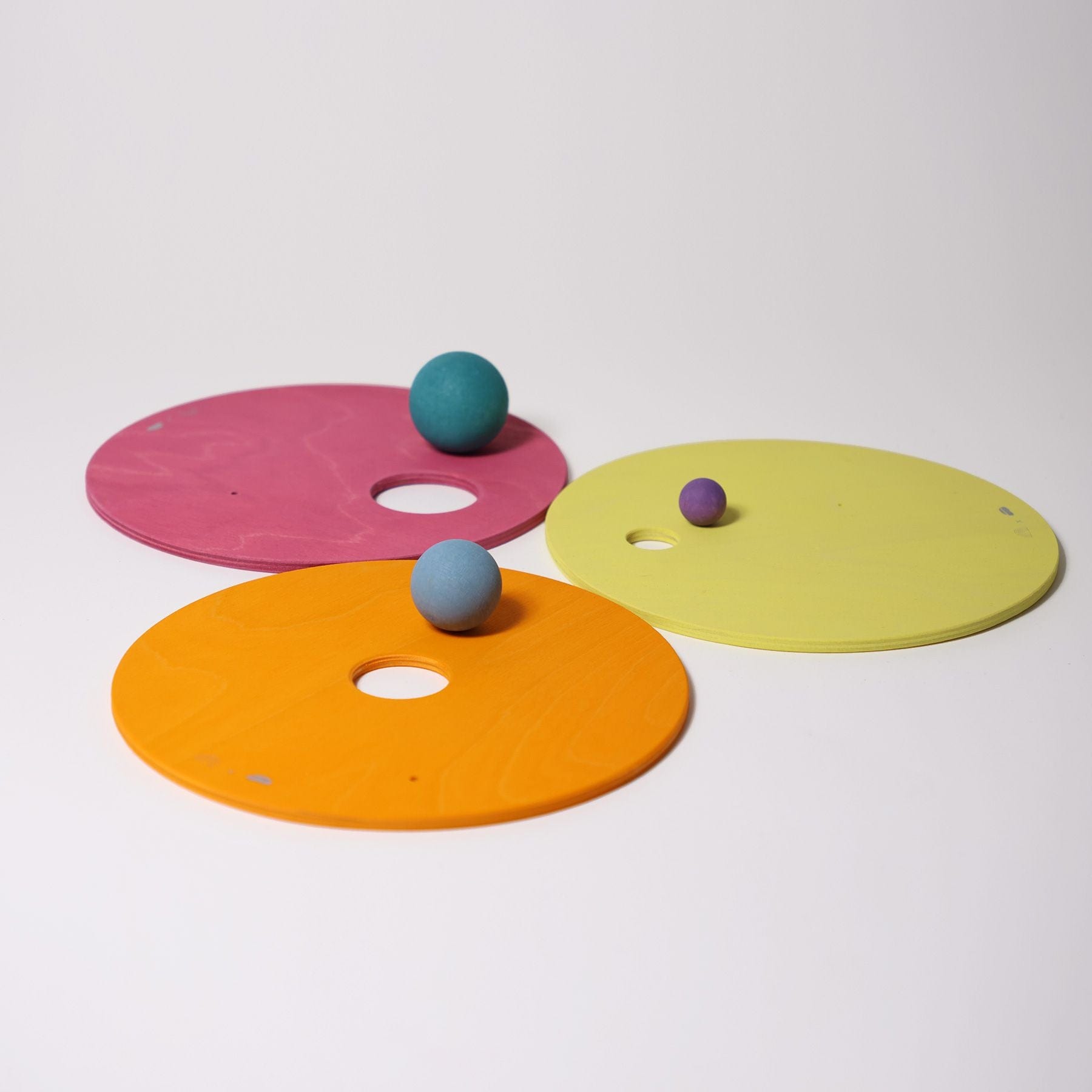 GRIMM’S x Stapelstein® Rolling Discs Warm Pastel Grimm's Lil Tulips
