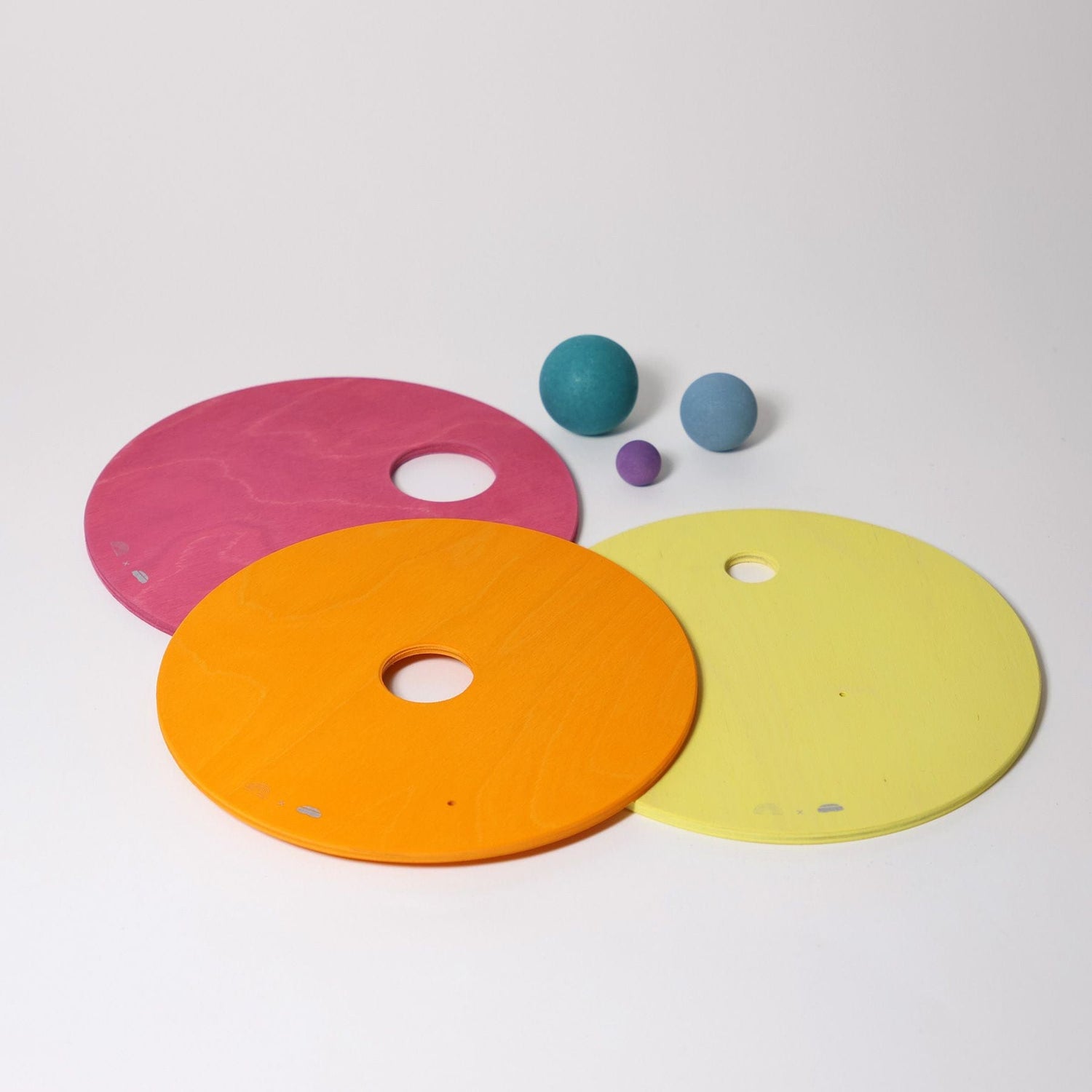 GRIMM’S x Stapelstein® Rolling Discs Warm Pastel Grimm's Lil Tulips
