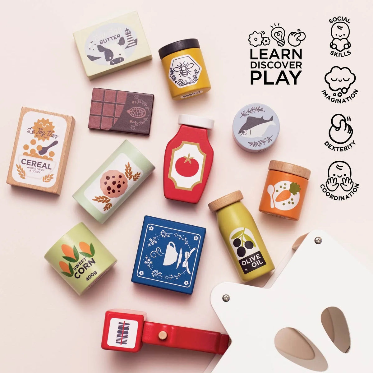Groceries Set & Scanner Le Toy Van Lil Tulips