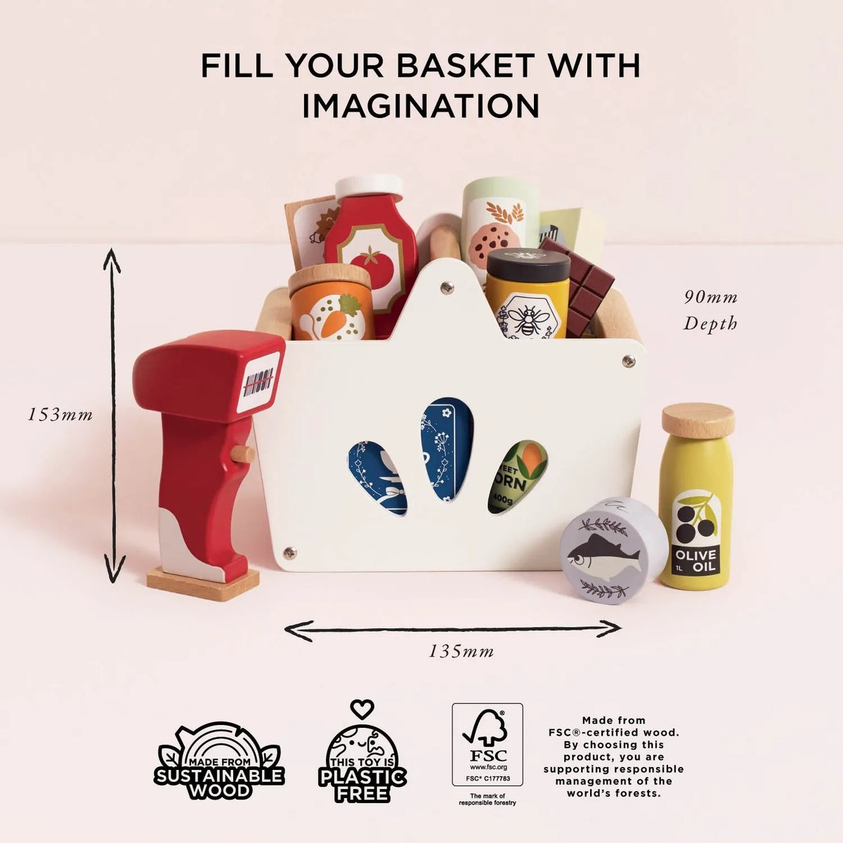 Groceries Set & Scanner Le Toy Van Lil Tulips