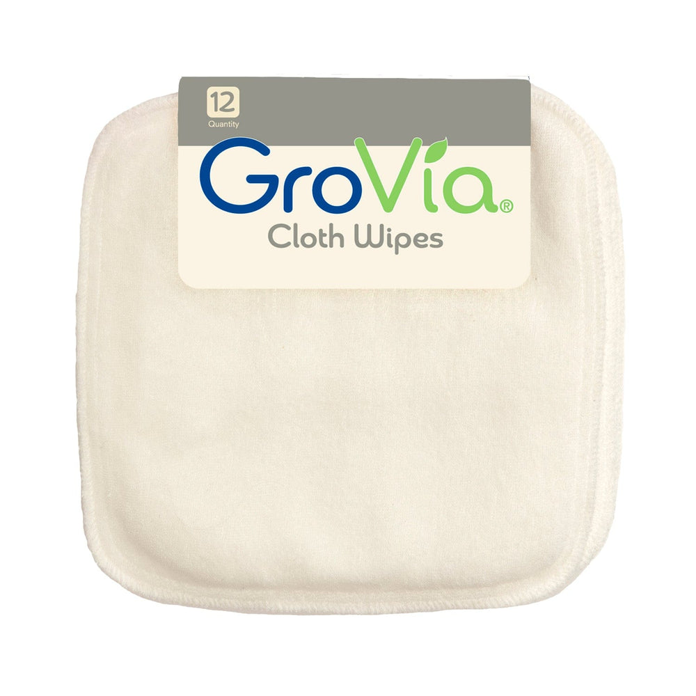 Grovia Cloth Wipes [Pack of 12] Grovia Grovia Lil Tulips