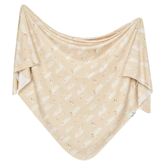 Gully Knit Swaddle Blanket Copper Pearl Lil Tulips