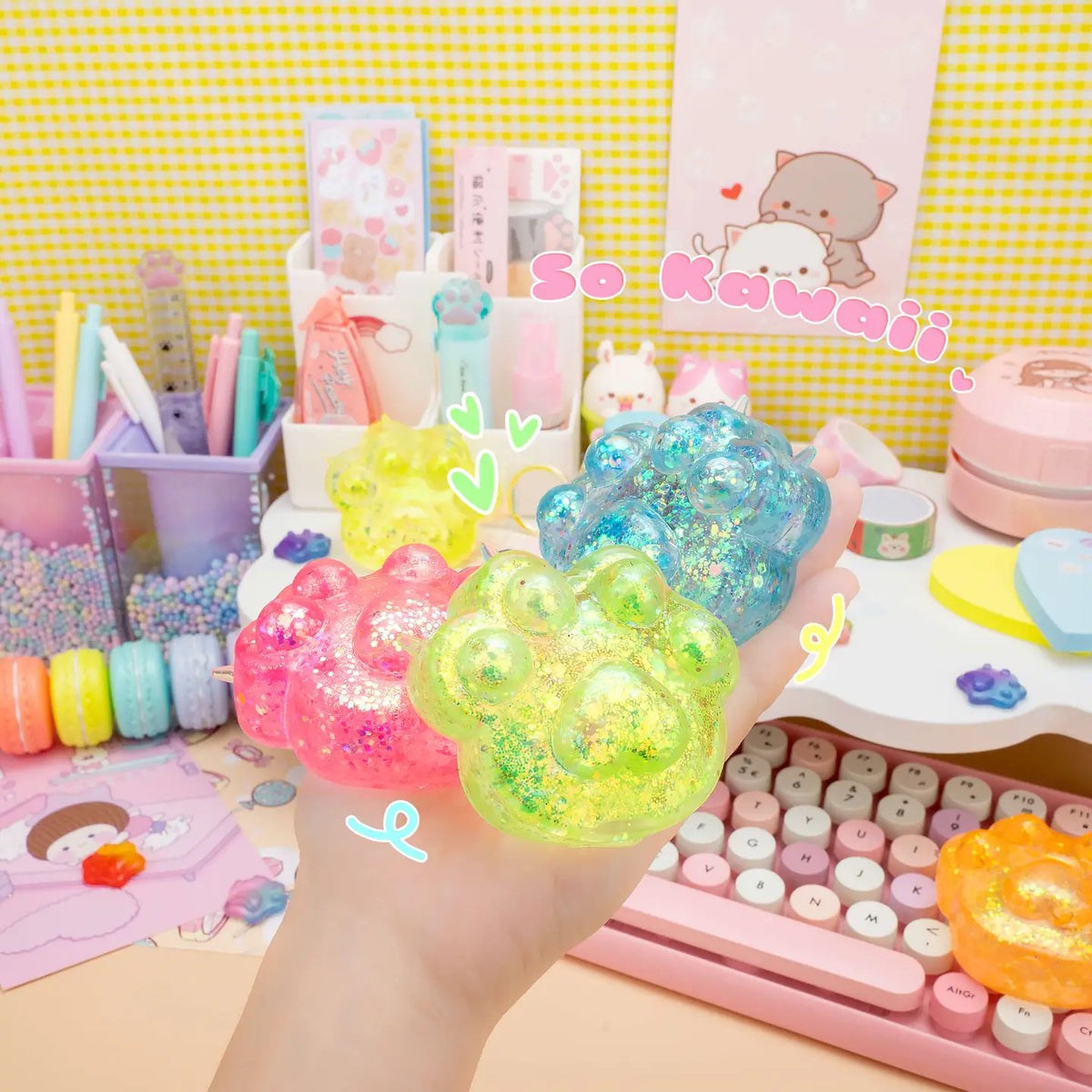 Gummy Kitty Paws Sensory Toy Kawaii Slime Company Lil Tulips