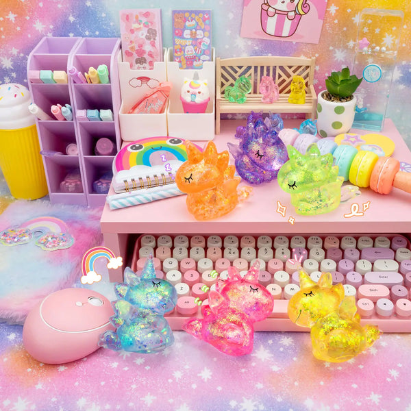 Gummy Unicorn Friends Sensory Toy Kawaii Slime Company Lil Tulips