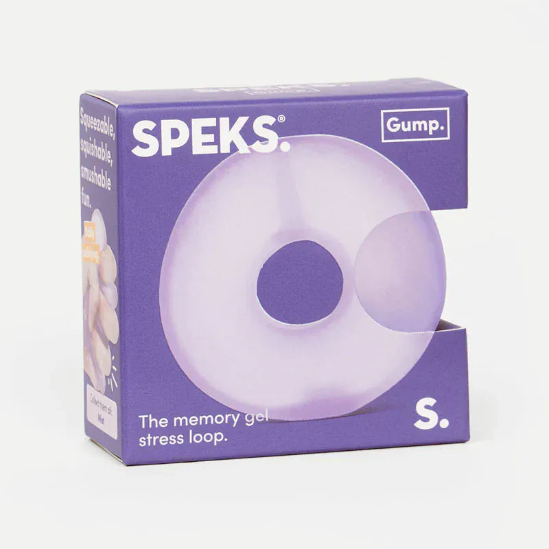 Gump Memory Gel Stress Loop - Mist Speks Lil Tulips