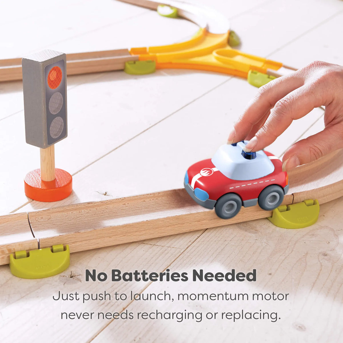Haba Cars Fire Car with Momentum Motor haba Lil Tulips