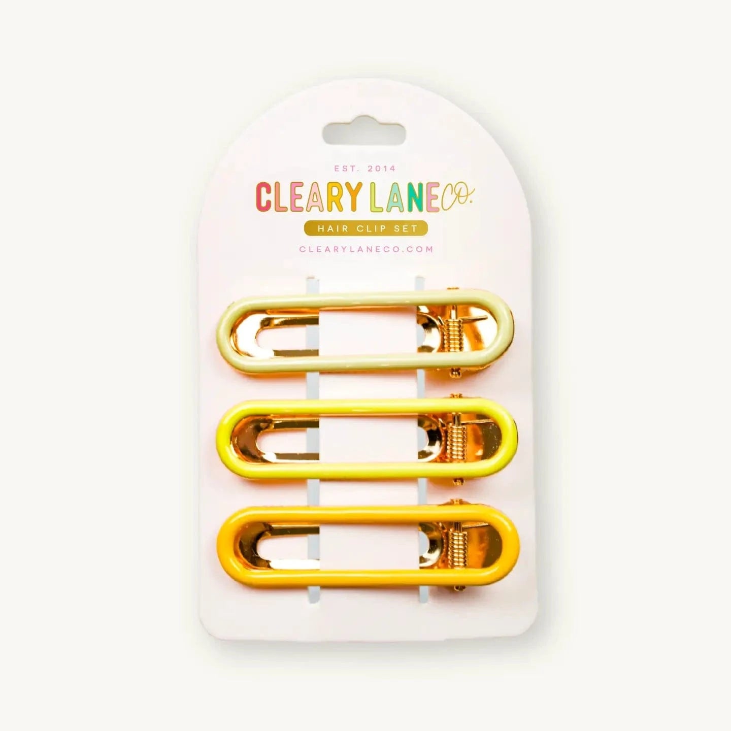 Hair Clip Set | Yellow Cleary Lane Lil Tulips