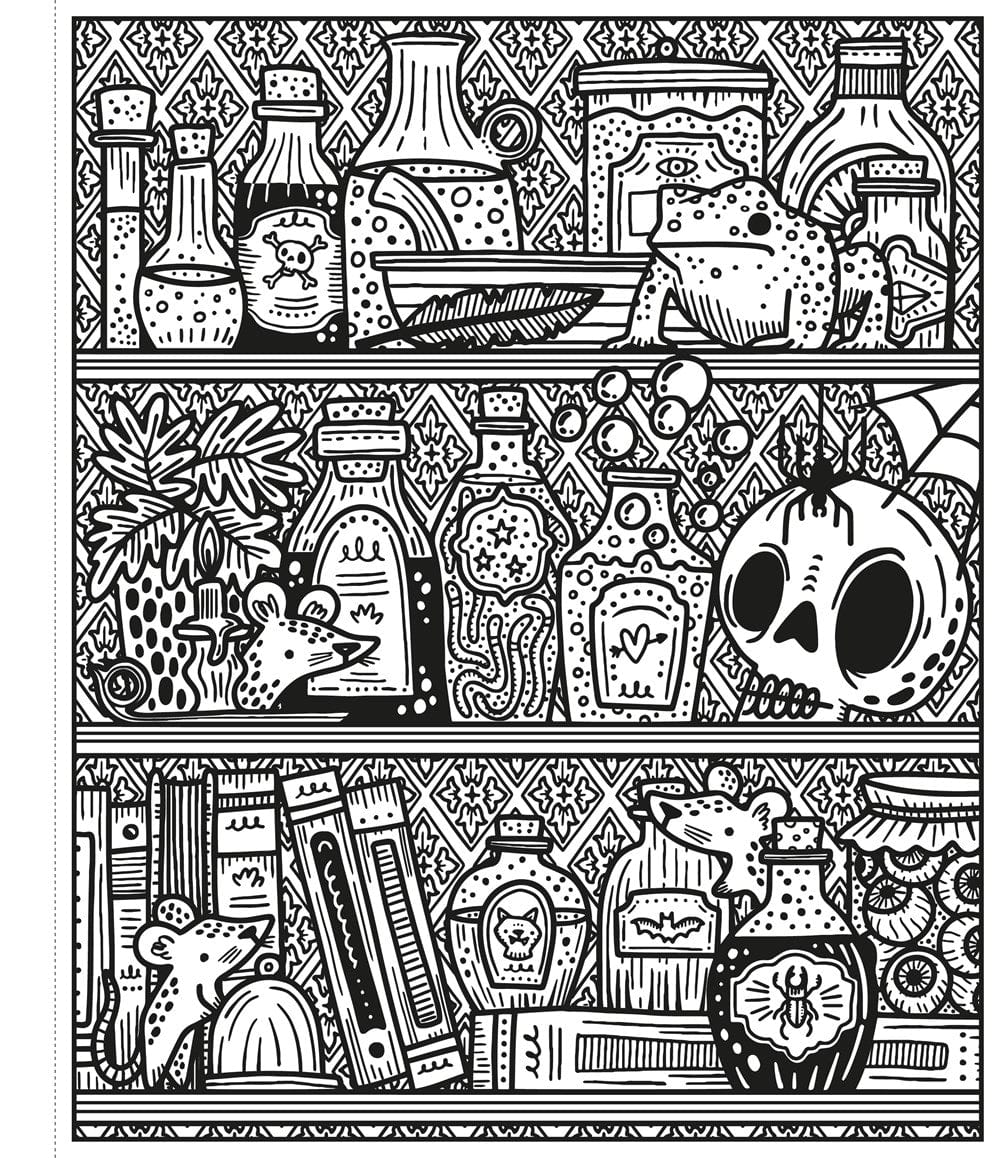 Halloween Magic Painting Book Harper Collins Childrens Lil Tulips