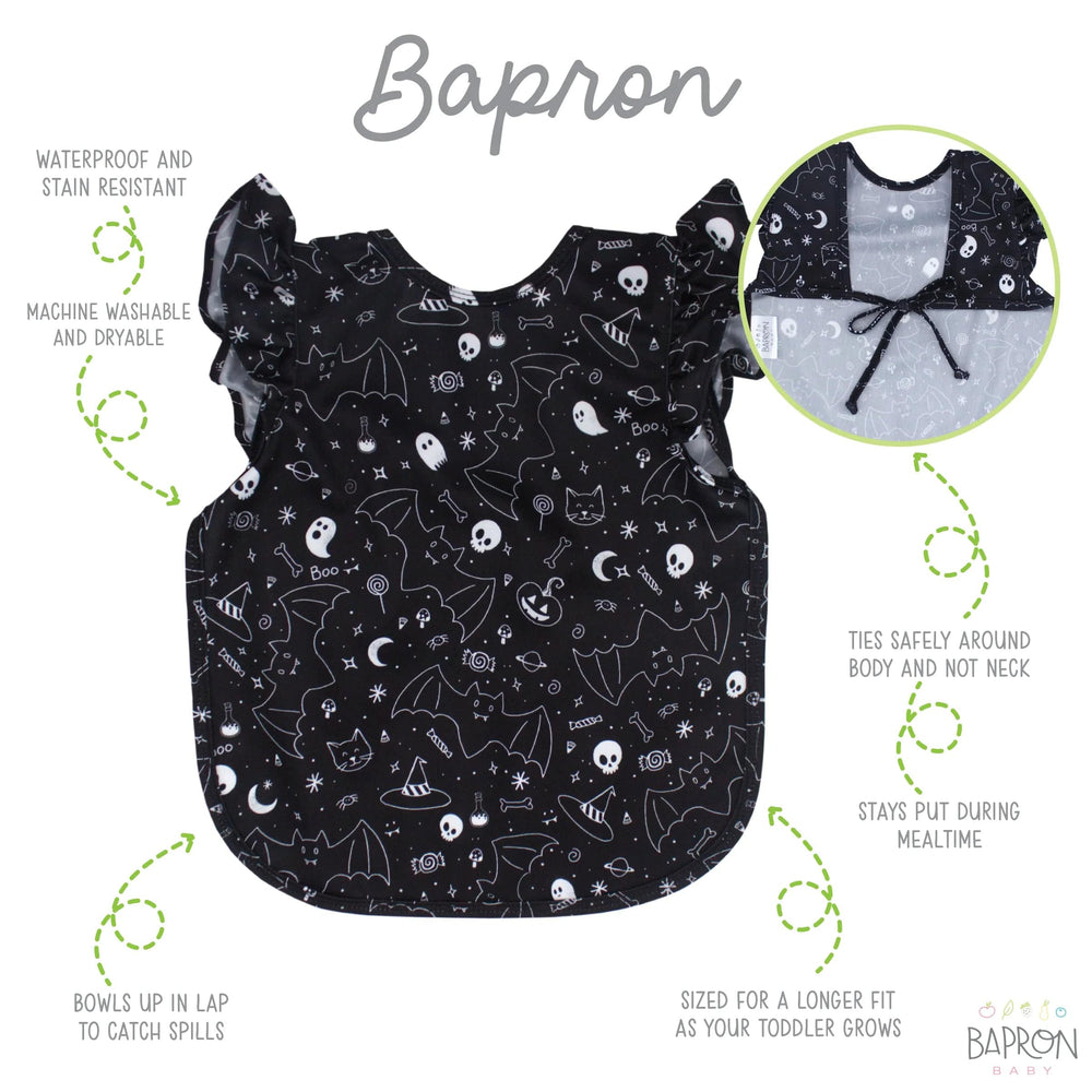 Halloween Night Flutter Bapron BapronBaby Lil Tulips