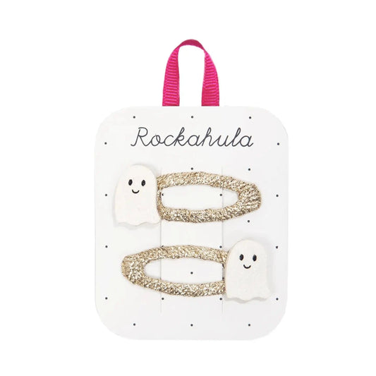 Happy Ghost Hair Clips Rockahula Kids buble Lil Tulips