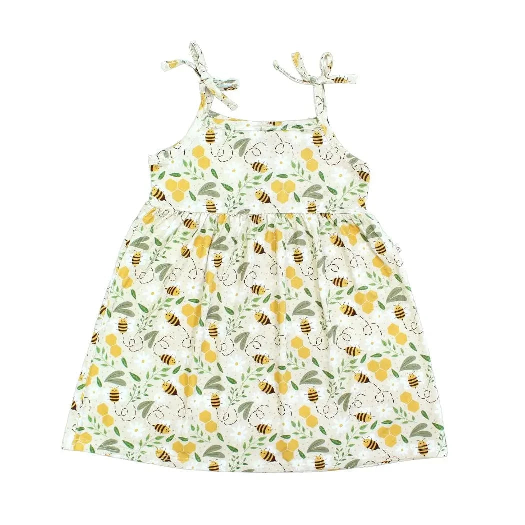 Happy Honey Bees Bamboo Sundress Emerson and Friends Baby & Toddler Clothing Lil Tulips
