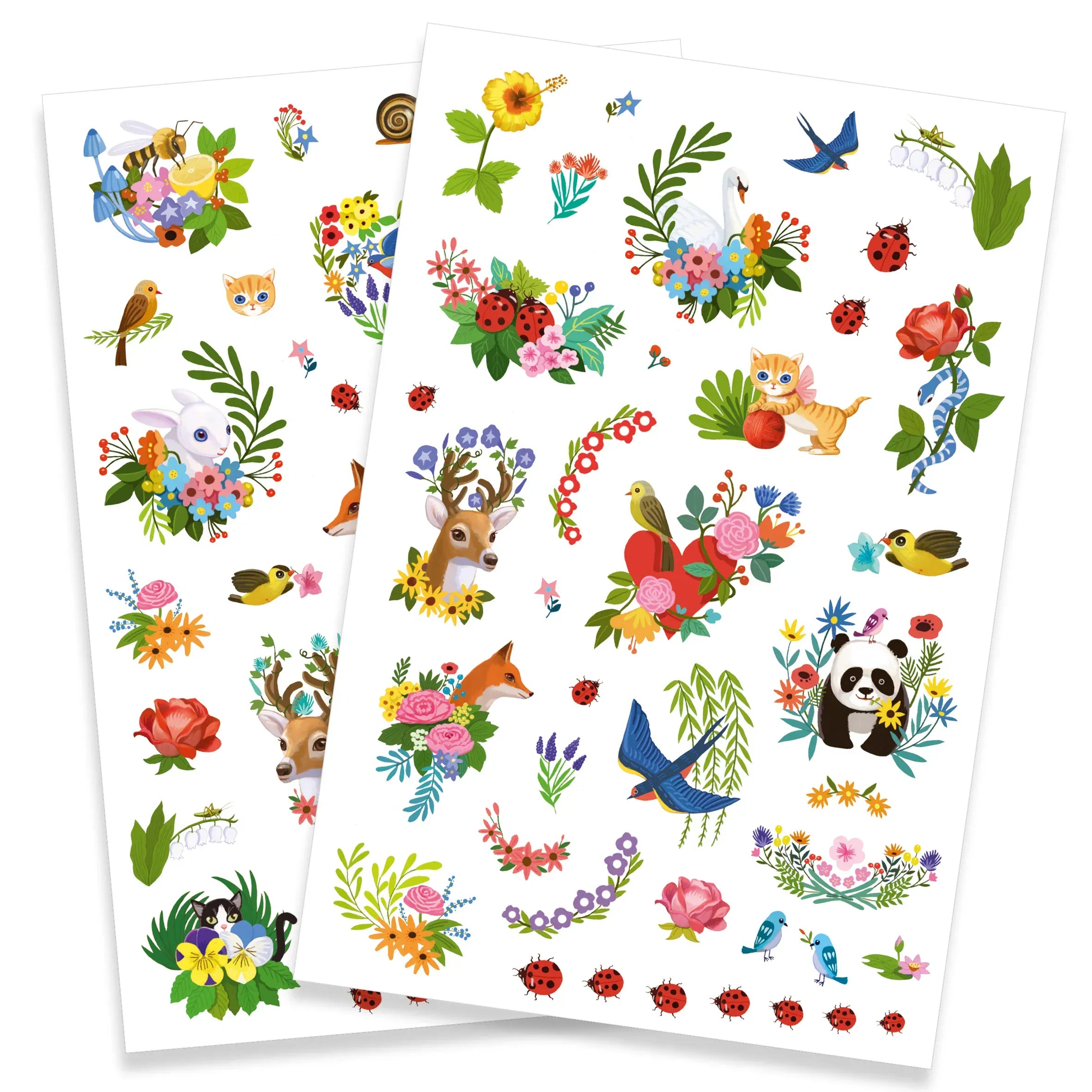 Happy Spring Temporary Tattoos Djeco Lil Tulips