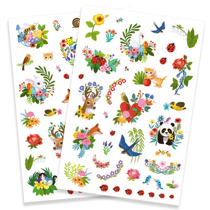 Happy Spring Temporary Tattoos Djeco Lil Tulips