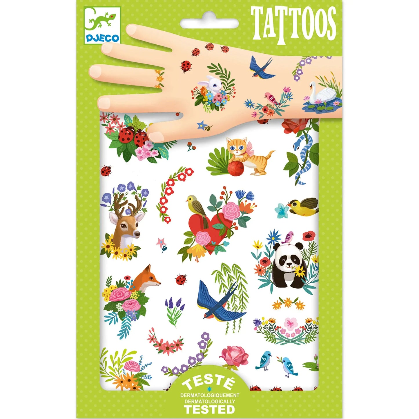 Happy Spring Temporary Tattoos Djeco Lil Tulips