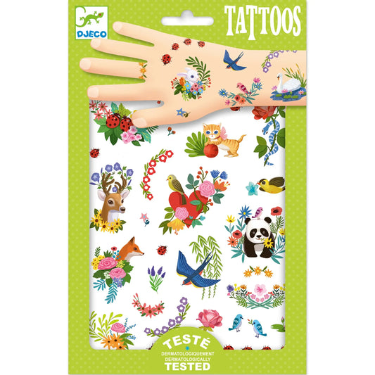 Happy Spring Temporary Tattoos Djeco Lil Tulips