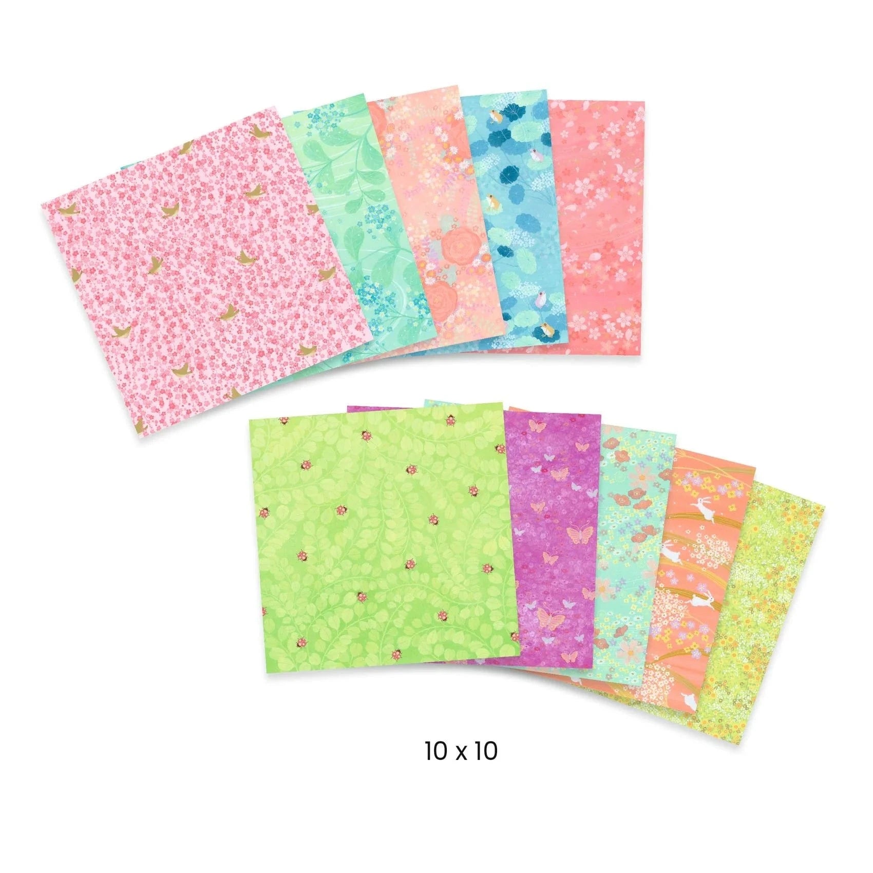 Haru Origami Paper Craft Kit Djeco Lil Tulips