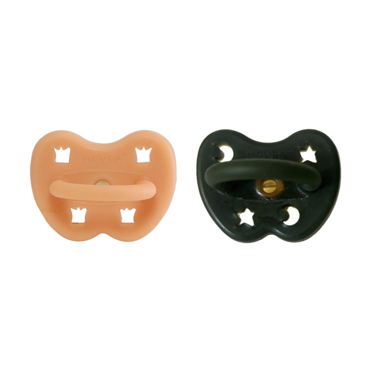 Harvest Haze Orthodontic Pacifiers – 3–36 Months (2-Pack) Hevea Lil Tulips