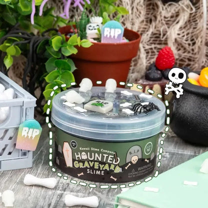 Haunted Graveyard Slime Kawaii Slime Company Final Sale Lil Tulips
