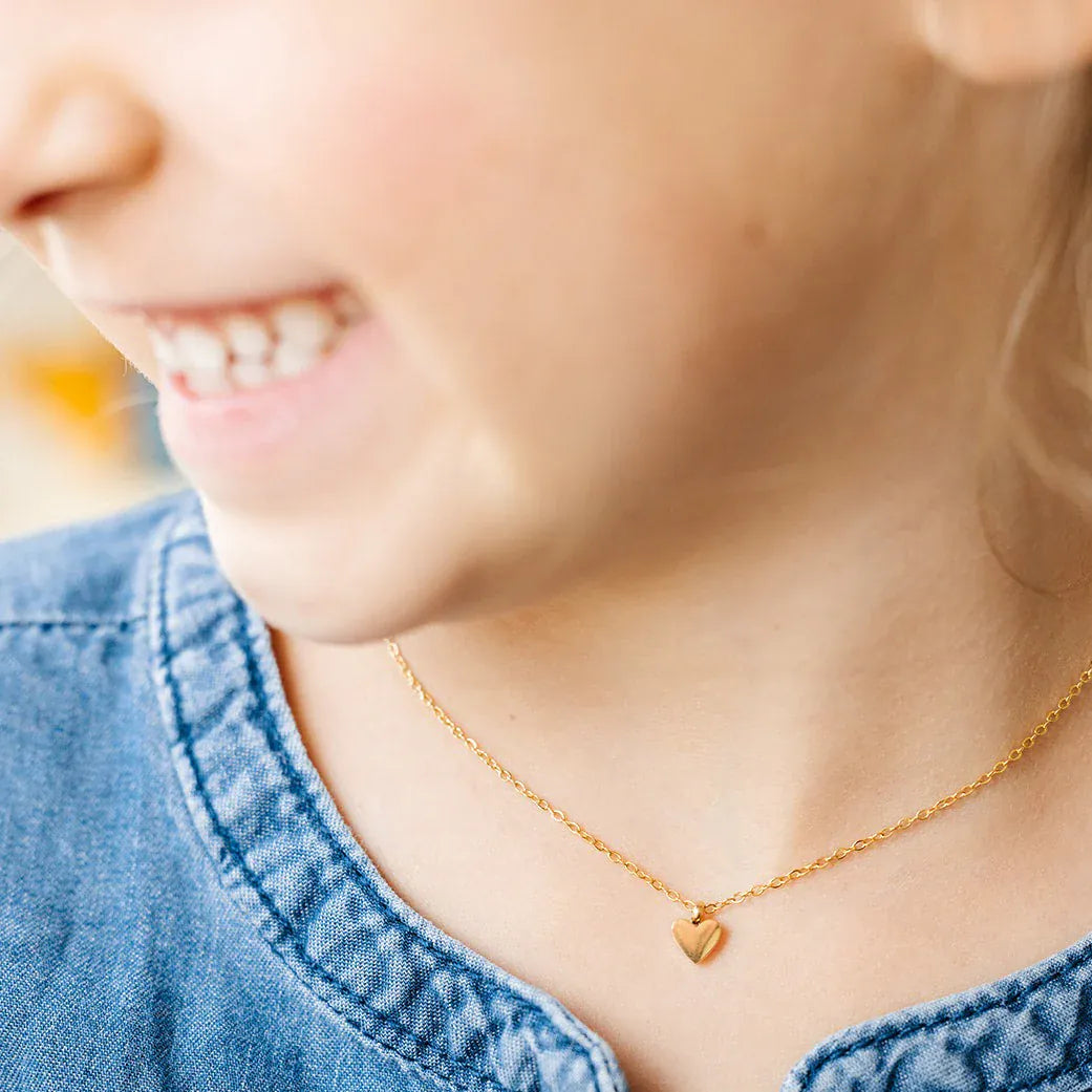 Heart Pendant Necklace Pip Pop Post Lil Tulips