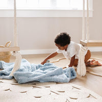 Heather Blue Dream Blanket Saranoni Lil Tulips