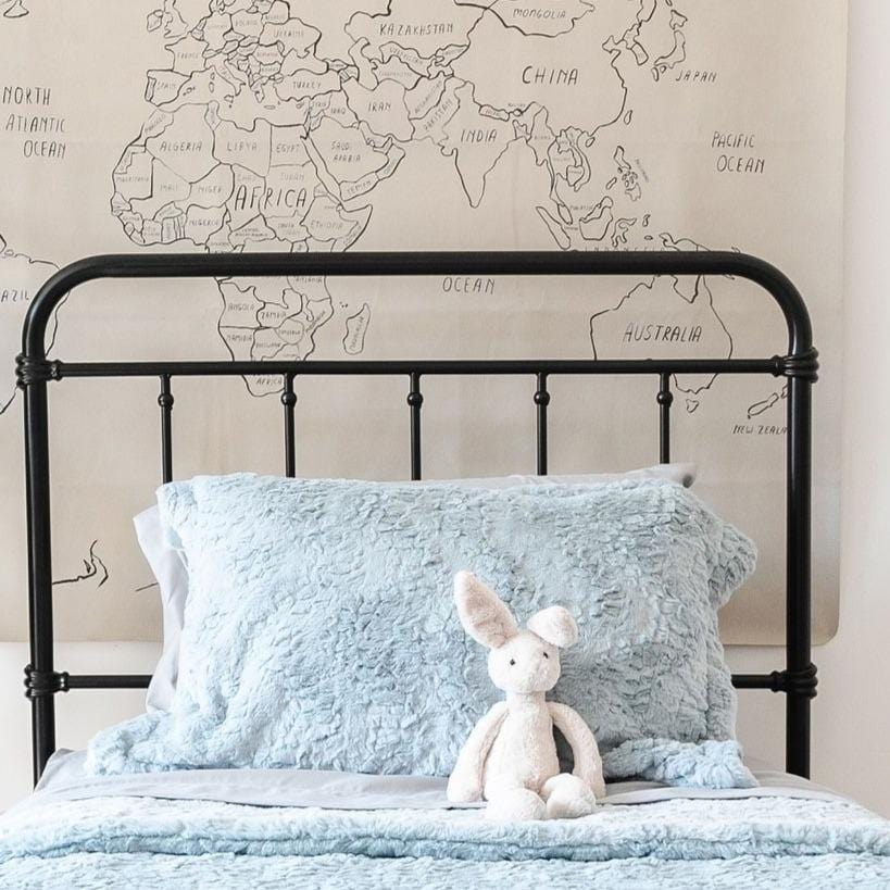 Heather Blue Dream Pillow Sham Saranoni Saranoni Lil Tulips