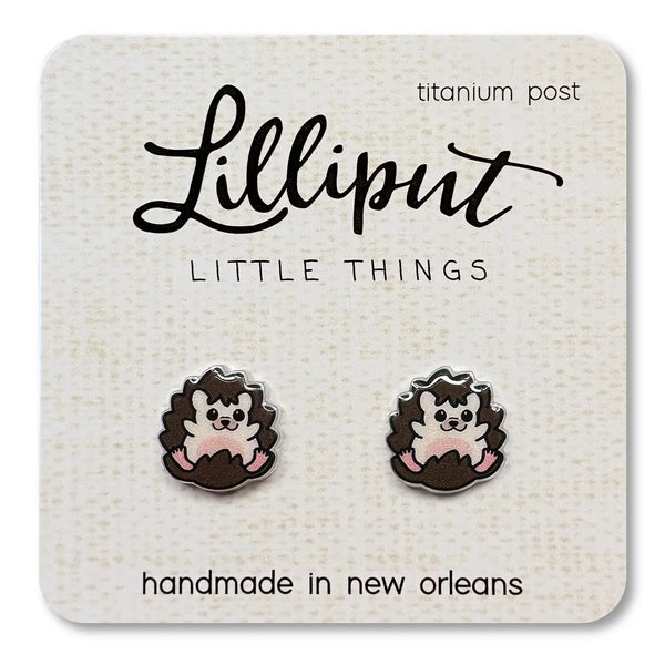 Hedgehog Earrings Lilliput Little Things Lil Tulips