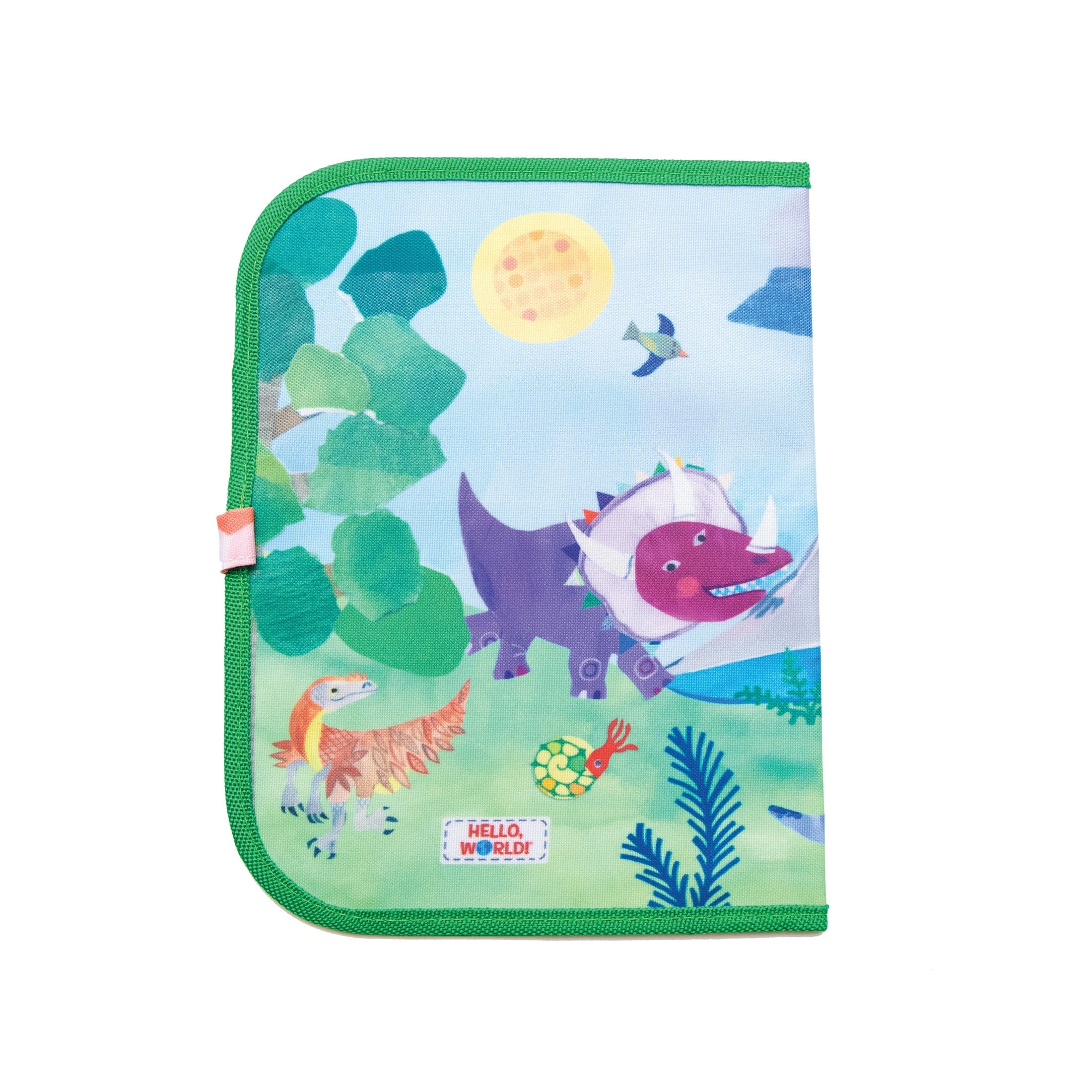 Hello, World! Dinosaurs Doodle It & Go Erasable MAT Jaq Jaq Bird Lil Tulips