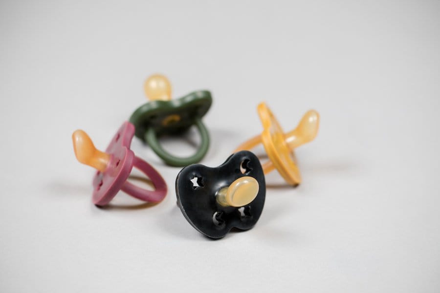 Hevea Pacifier Outer Space Black Orthodontic 3-36 months Hevea Pacifiers & Teethers Lil Tulips