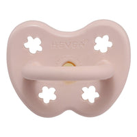 Hevea Pacifier Powder Pink ROUND Rubber Hevea Pacifiers & Teethers Lil Tulips