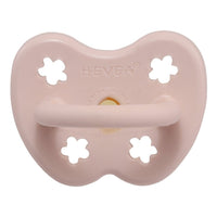 Hevea Pacifier Powder Pink ROUND Rubber Hevea Pacifiers & Teethers Lil Tulips