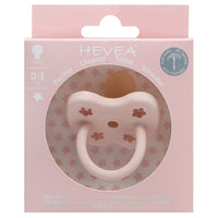 Hevea Pacifier Powder Pink ROUND Rubber Hevea Pacifiers & Teethers Lil Tulips